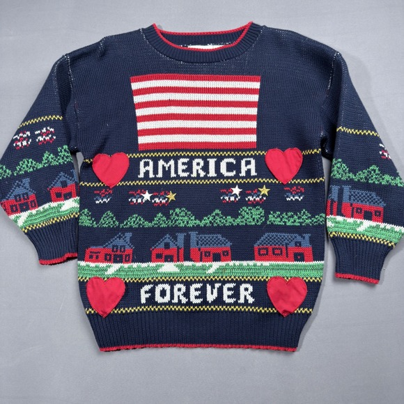 sweater loft Sweaters - Sweater Loft Vintage America Forever‎ Knit Sweater M